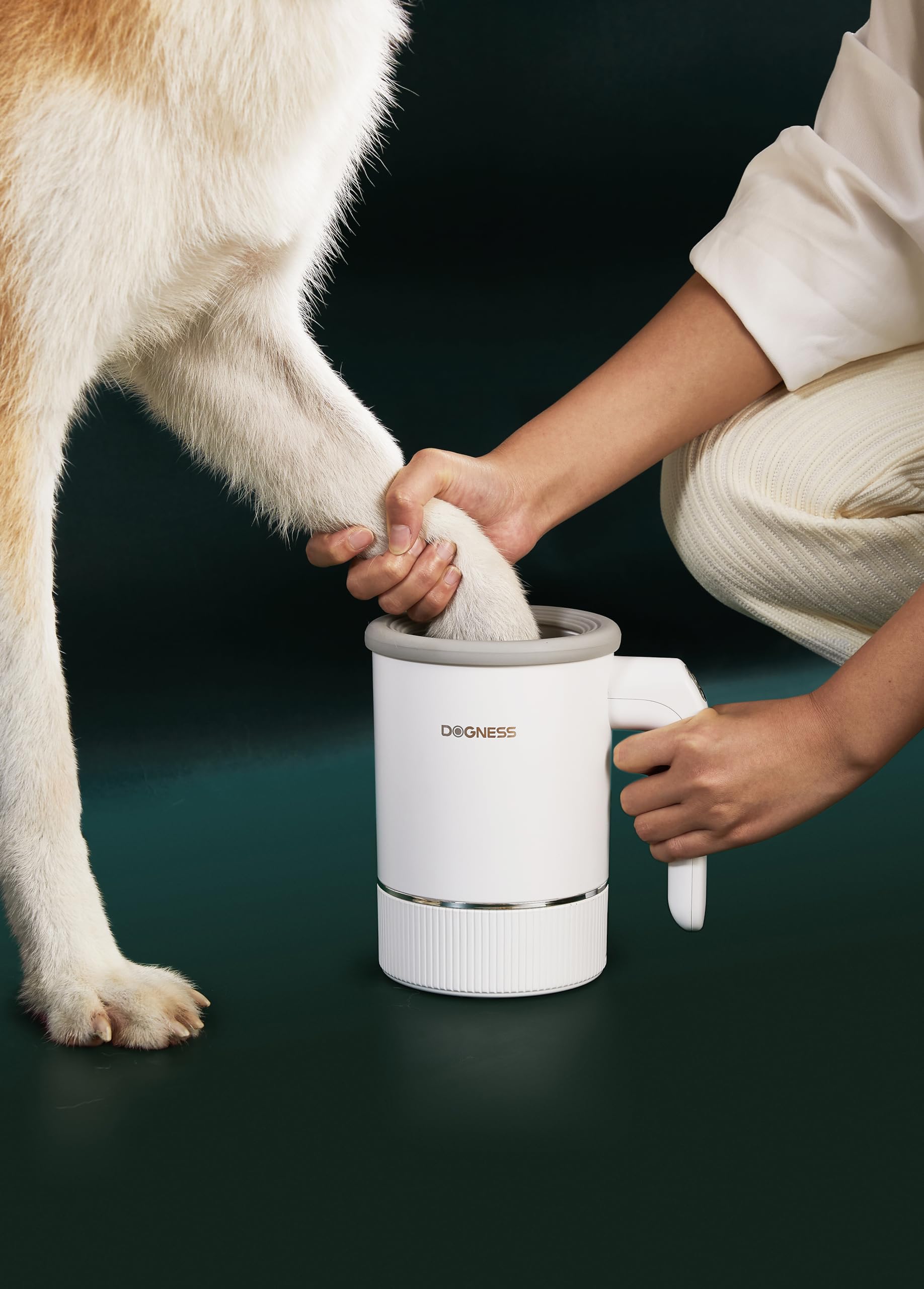 Amazon.co.jp: DOGNESS 自動犬の足跡クリーナーとマッサージャー 電動